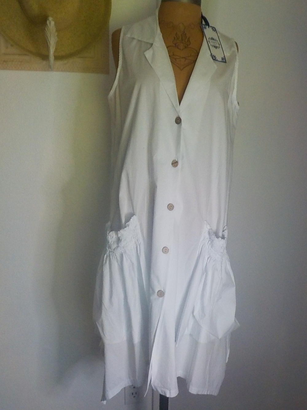 TEMPO  PARIS WHITE DRESS